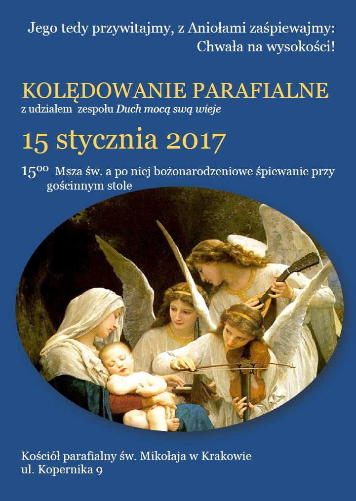 Zaproszenie na parafialne kolędowanie 2016/2017